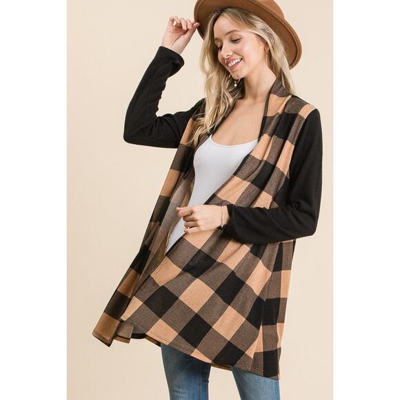 Maria Plaid Cardigan - Picture 4 of 5